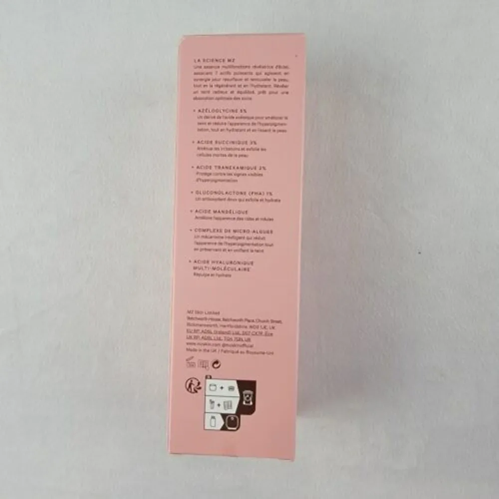 MZ SKIN Micro Peeling Glow Essence‎ 100ml Pink Resurface And Renew Hydrating